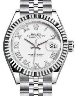 Rolex Lady-Datejust 279174 White gold and Stainless steel White