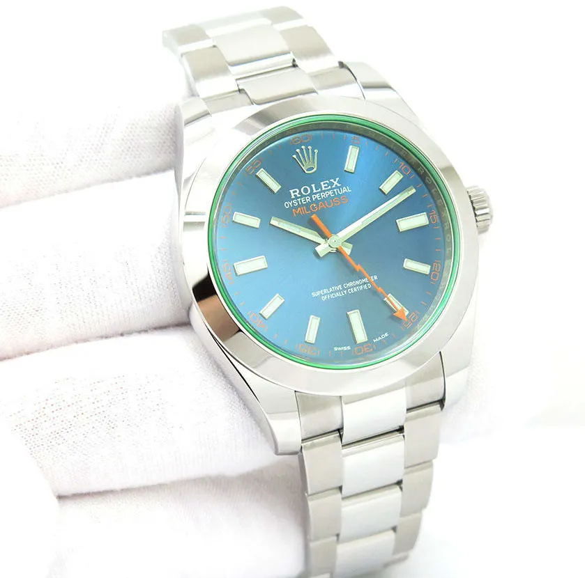 Rolex Milgauss 116400GV-0002 40mm Stainless steel Blue