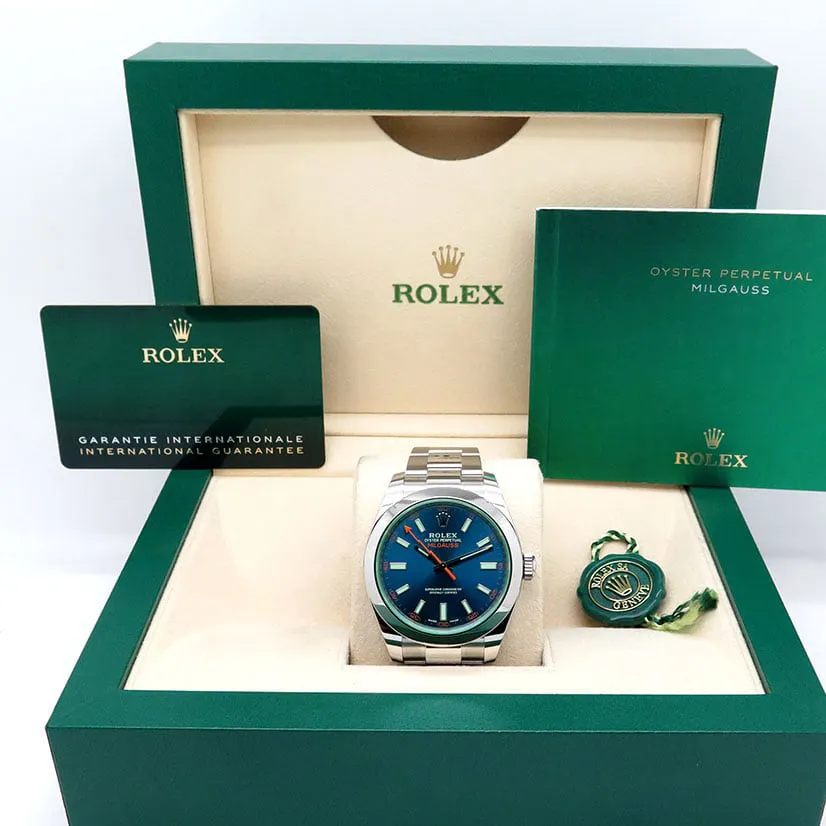 Rolex Milgauss 116400GV-0002 40mm Stainless steel Blue 6