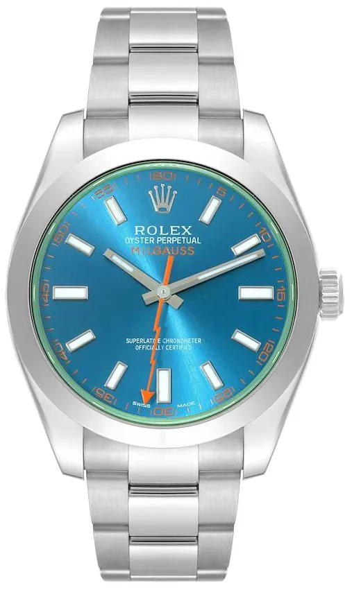 Rolex Milgauss 116400GV-0002 40mm Stainless steel Blue