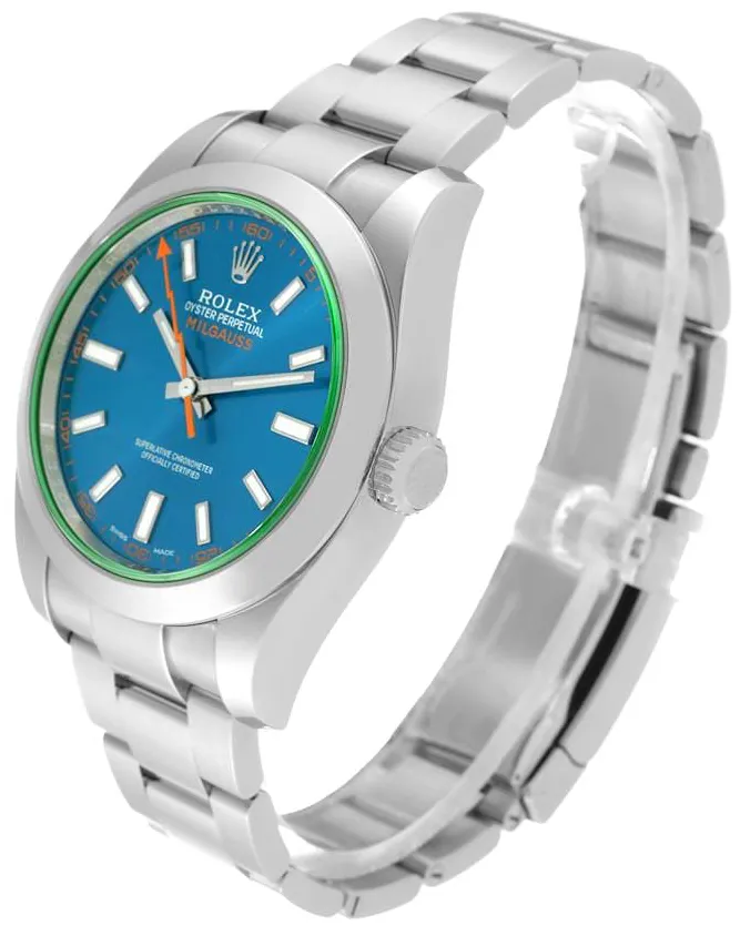 Rolex Milgauss 116400GV-0002 40mm Stainless steel Blue 1