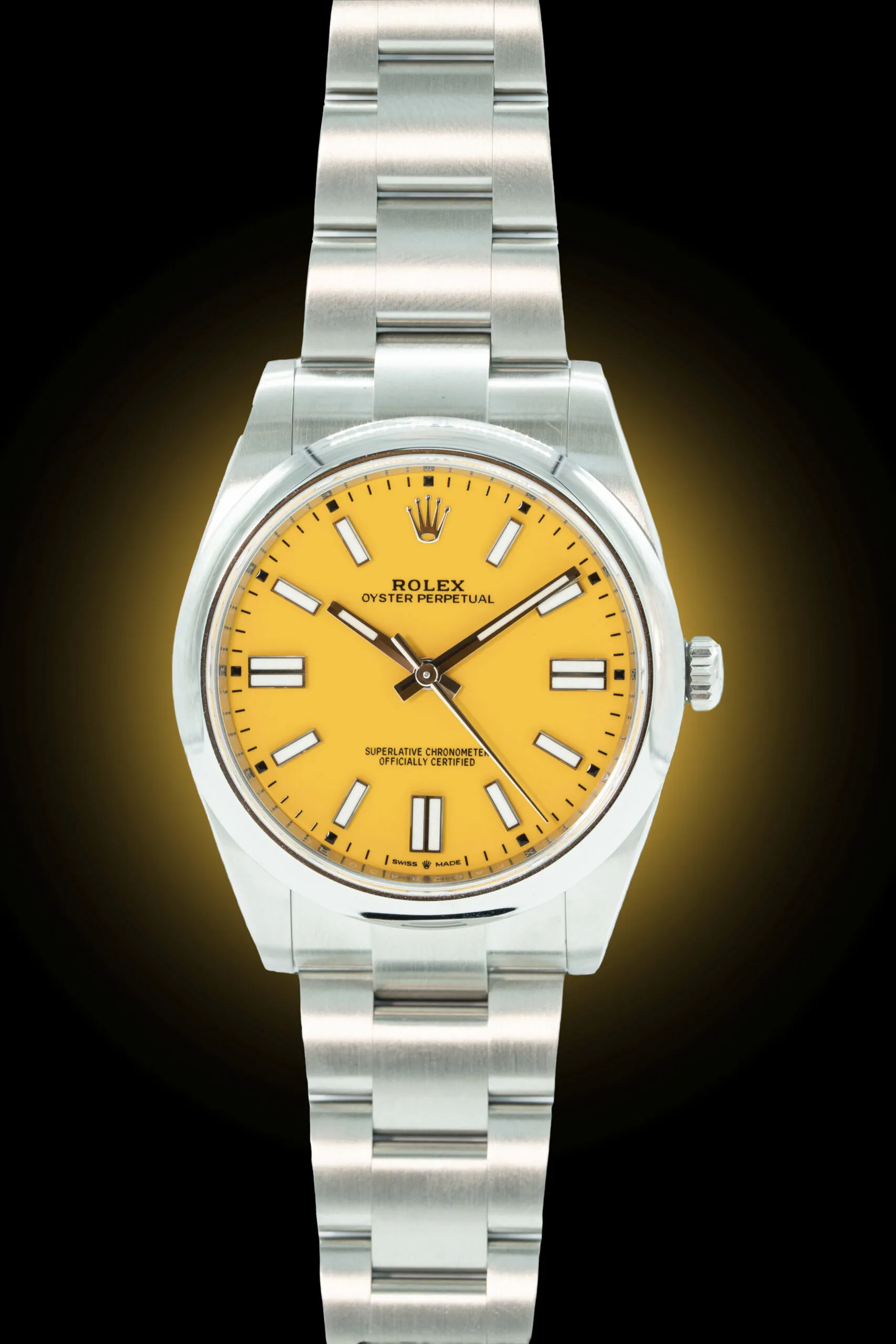 Rolex Oyster Perpetual 41 124300 41mm Acciaio Yellow