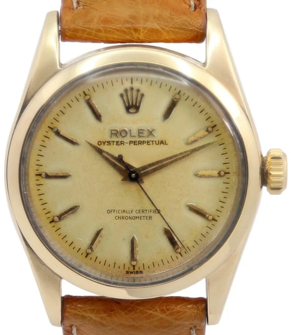 Rolex Oyster Perpetual 34 6634 34mm Gold