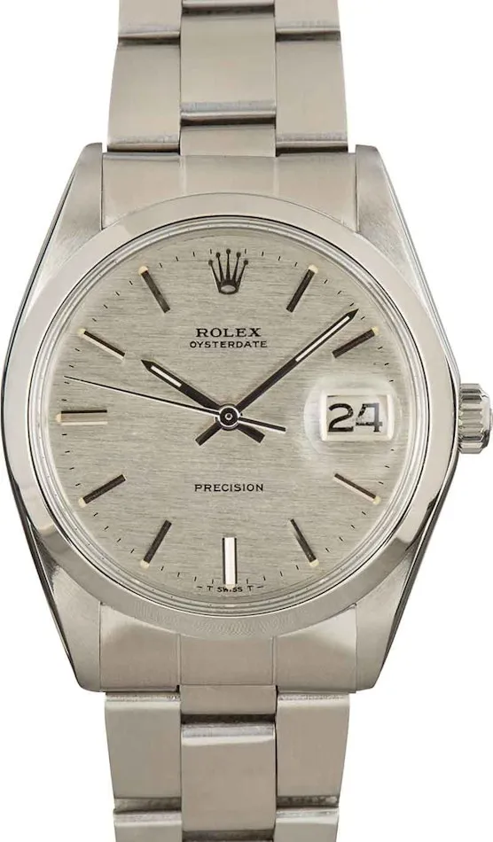 Rolex Oyster Precision 6694 34mm Stainless steel Silver