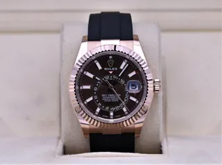 Rolex Sky-Dweller 326235 Rose gold Brown