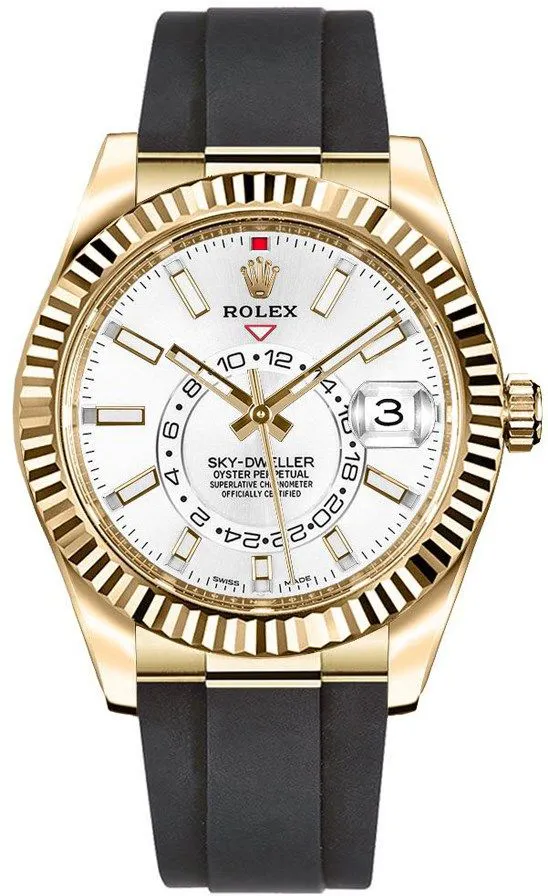 Rolex Sky-Dweller 326238 42mm Yellow gold White