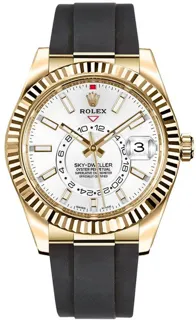 Rolex Sky-Dweller 326238 Yellow gold White