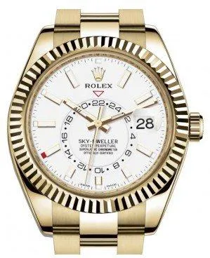 Rolex Sky-Dweller 326938 42mm Yellow gold White