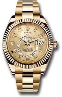 Rolex Sky-Dweller 326938CAO Yellow gold Champagne