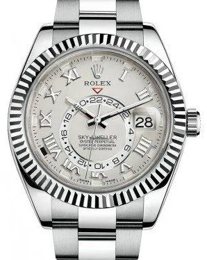 Rolex Sky-Dweller 326939 42mm White gold •