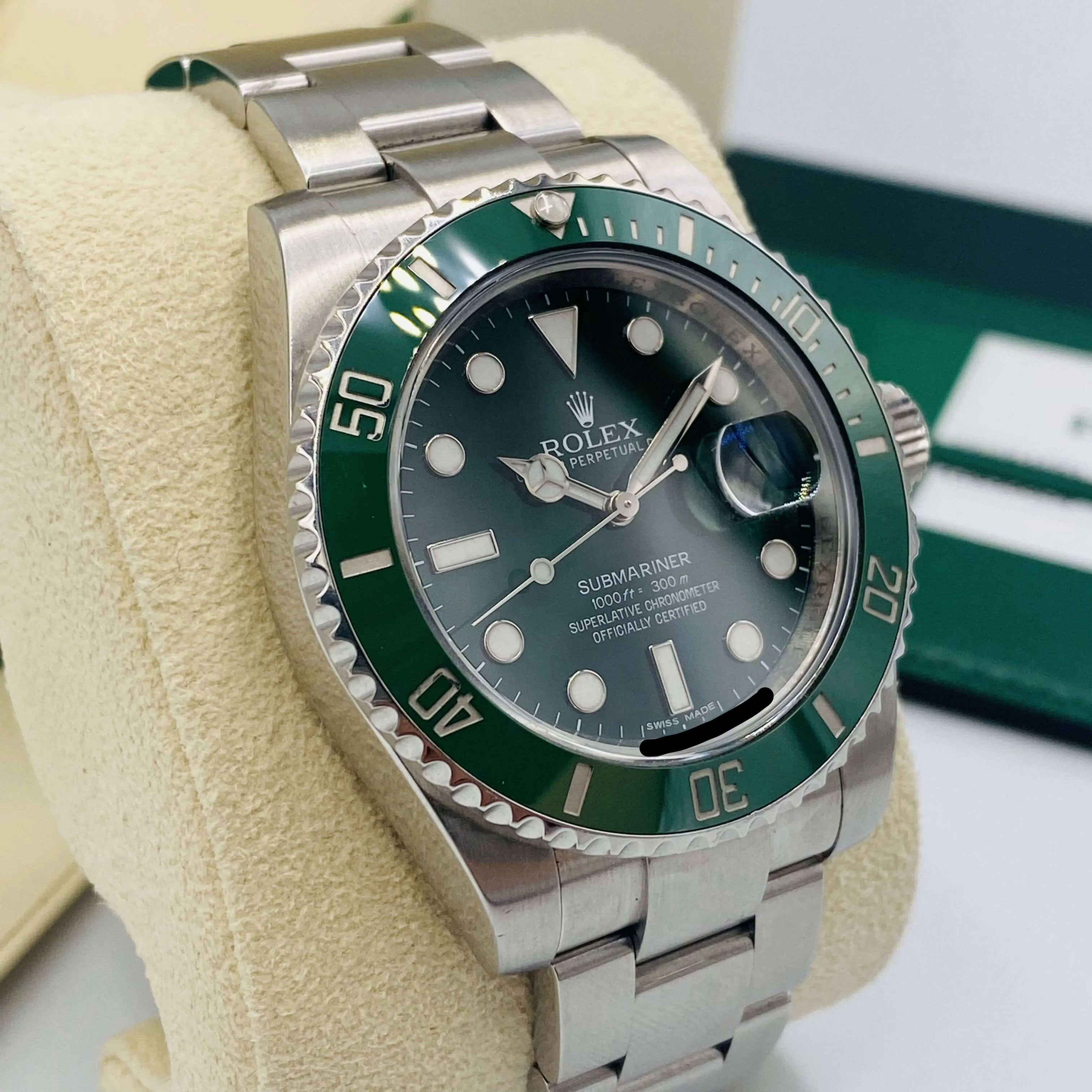 Rolex Submariner 116610LV Green 4