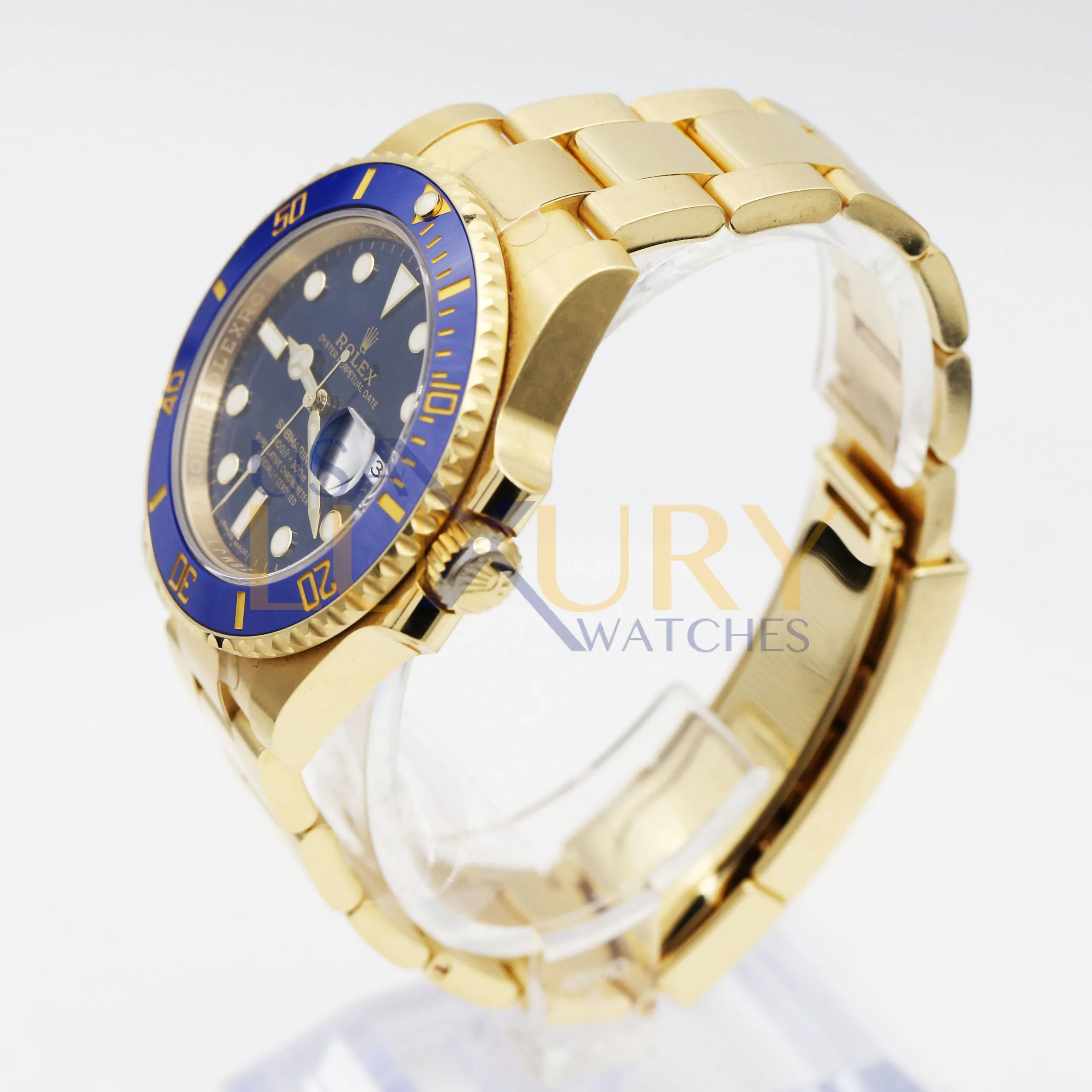 Rolex Submariner 116618LB 40mm Yellow gold Blue 2