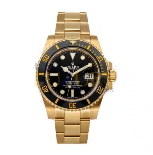 Rolex Submariner 116618LN 40mm Yellow gold Black