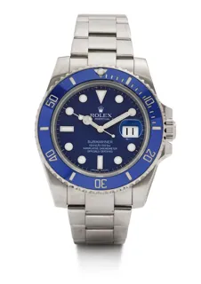 Rolex Submariner 116619LB White gold Blue