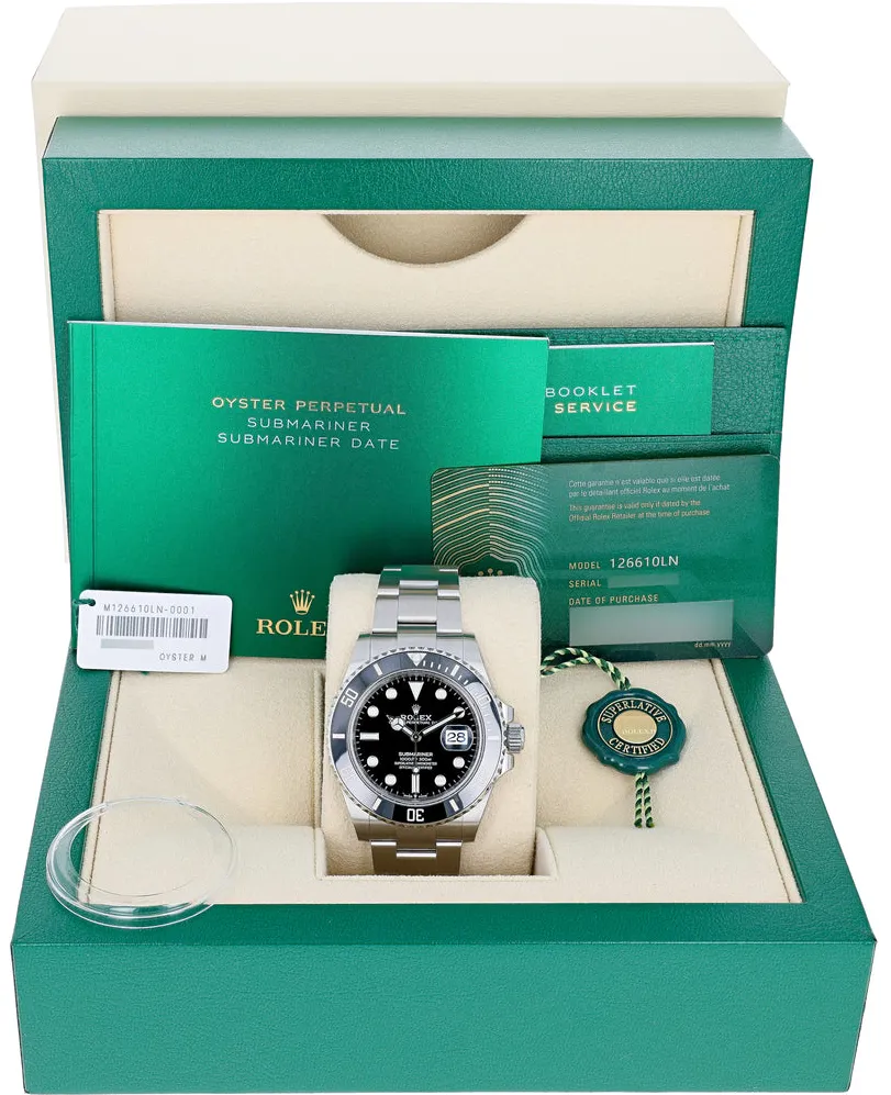 Rolex Submariner 126610LN-0001 41mm Oystersteel Black 2