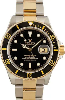 Rolex Submariner 16613 40mm Stainless steel Black