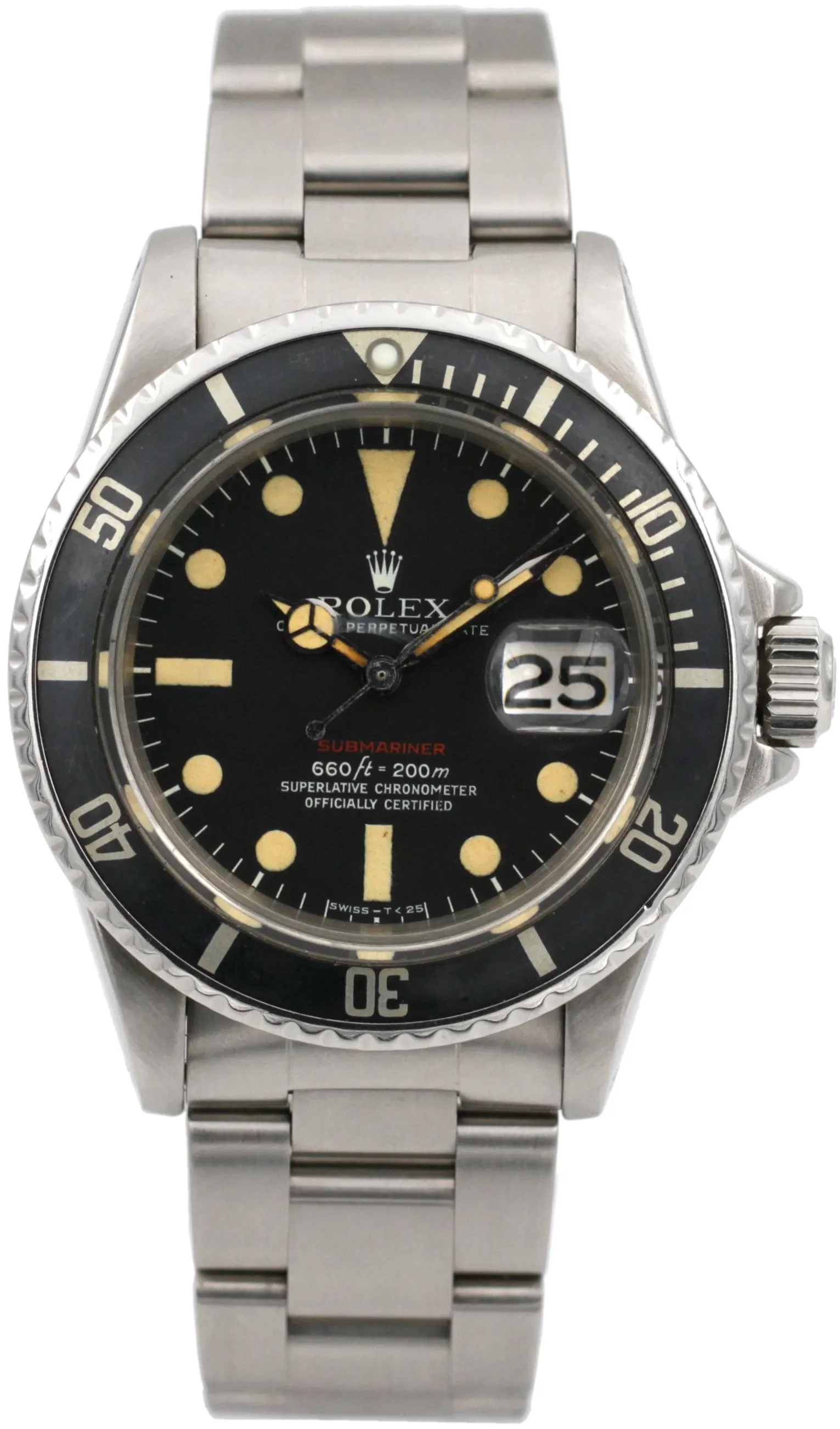 Rolex Submariner 1680 40mm Steel Black