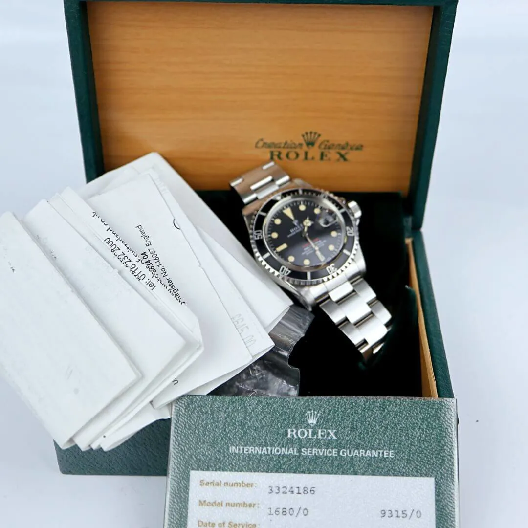 Rolex Submariner 1680 40mm Aged 3