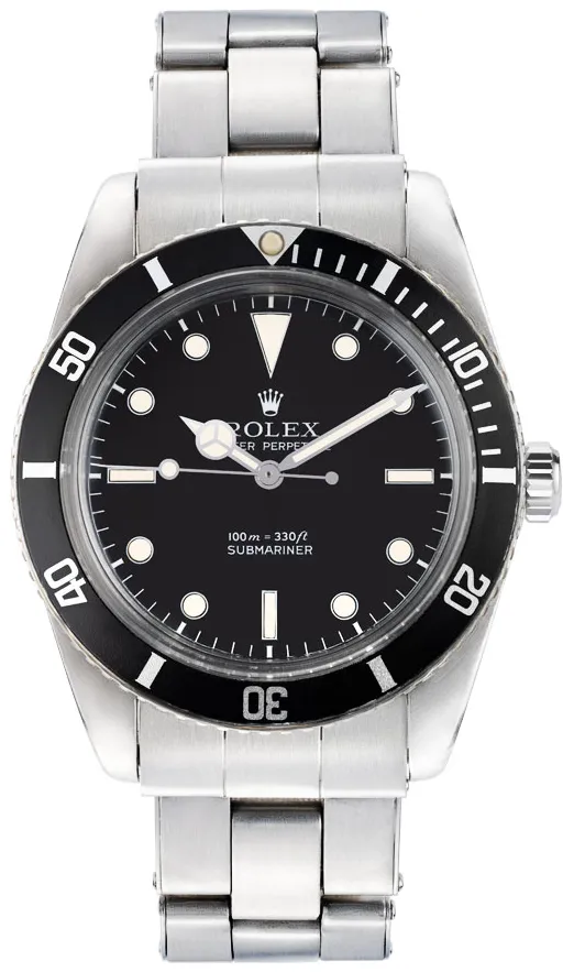 Rolex Submariner 5508 37mm Stainless steel Black