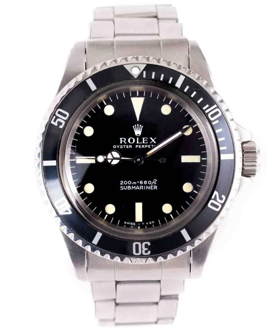 Rolex Submariner 5513 40mm Stainless steel Black