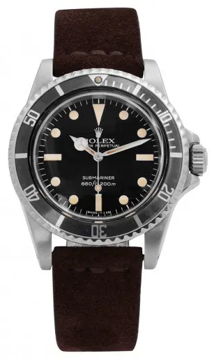 Rolex Submariner 5513 40mm Stainless steel Black