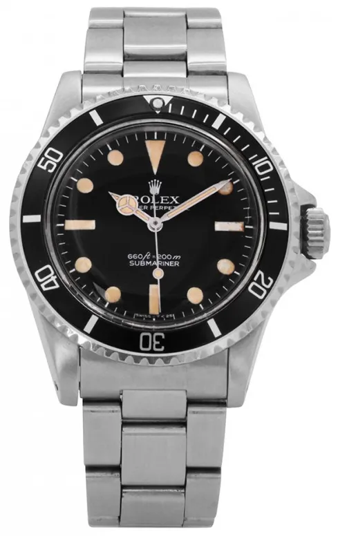 Rolex Submariner 5513 40mm Stainless steel Black