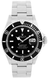 Rolex Submariner 16610 Stainless steel Black