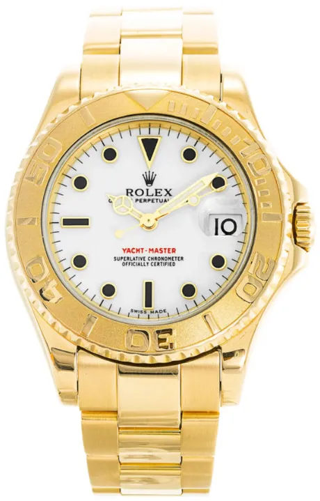 Rolex Yacht-Master 168628 35mm Yellow gold White