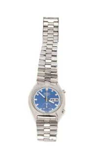 Seiko Chronograph 6139-8030 Stainless steel Blue