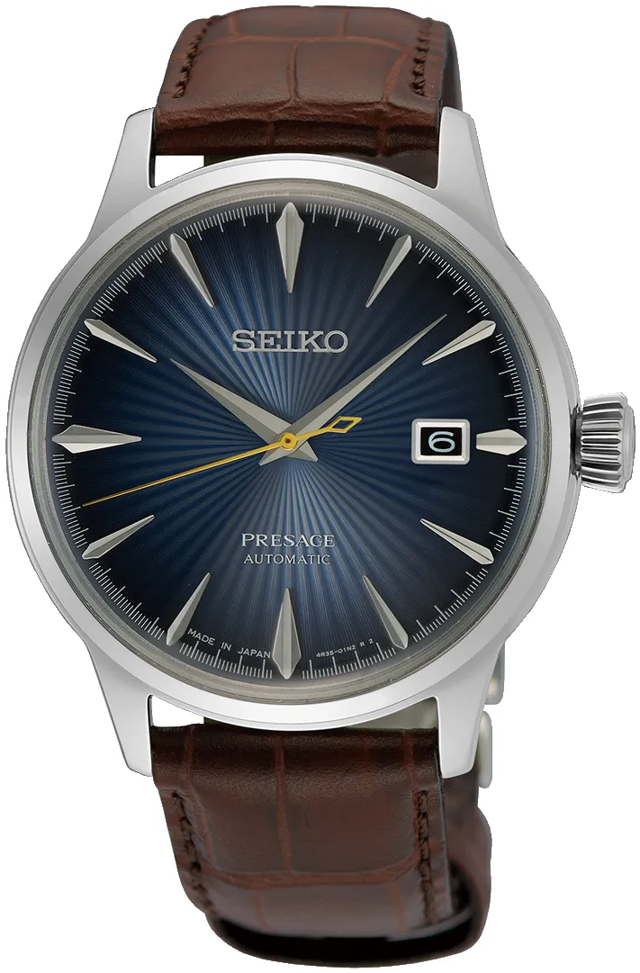 Seiko Presage SRPK15J1 40.5mm Stainless steel Blue