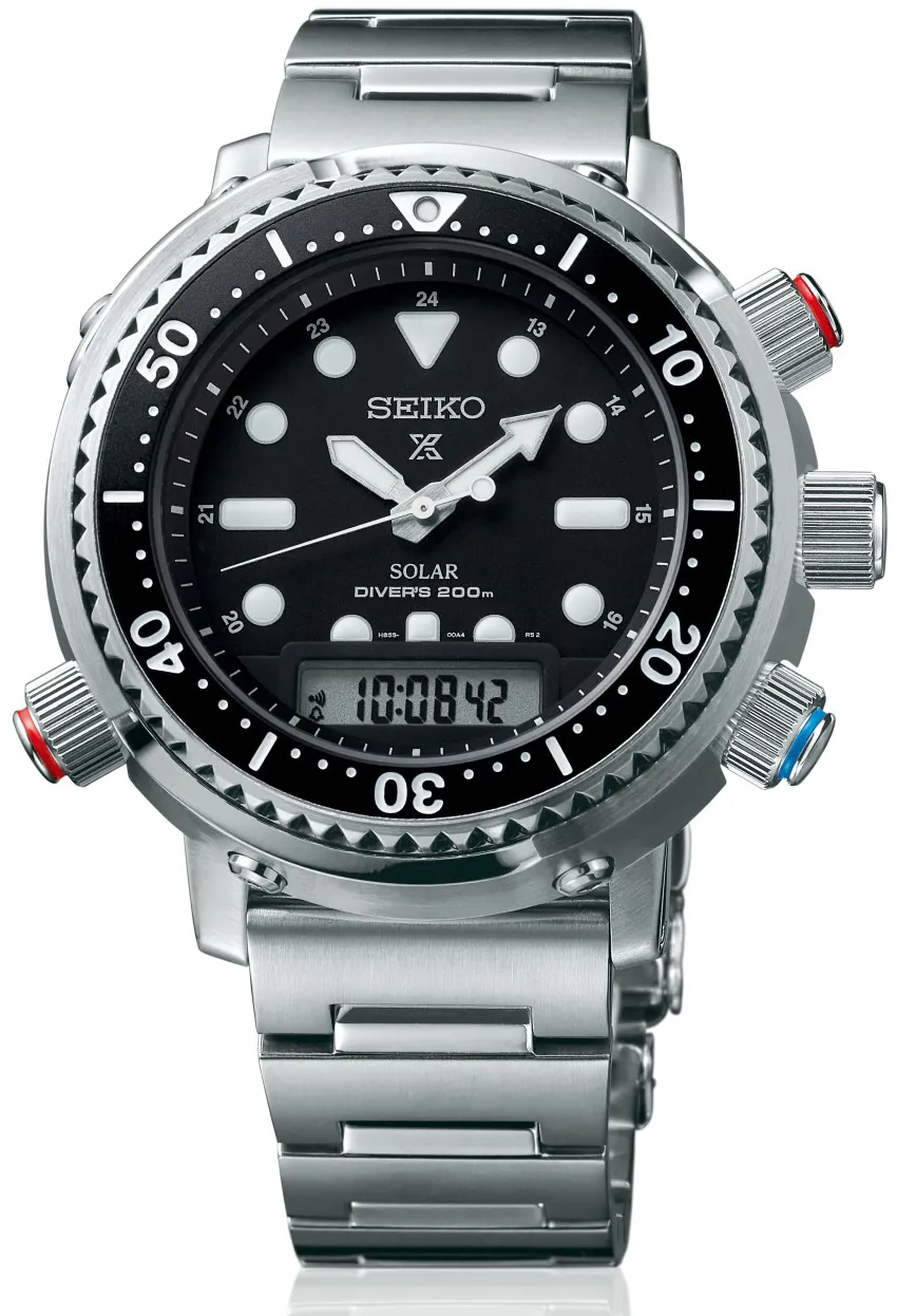 Seiko Prospex SNJ033P1 46.92mm Stainless steel Black