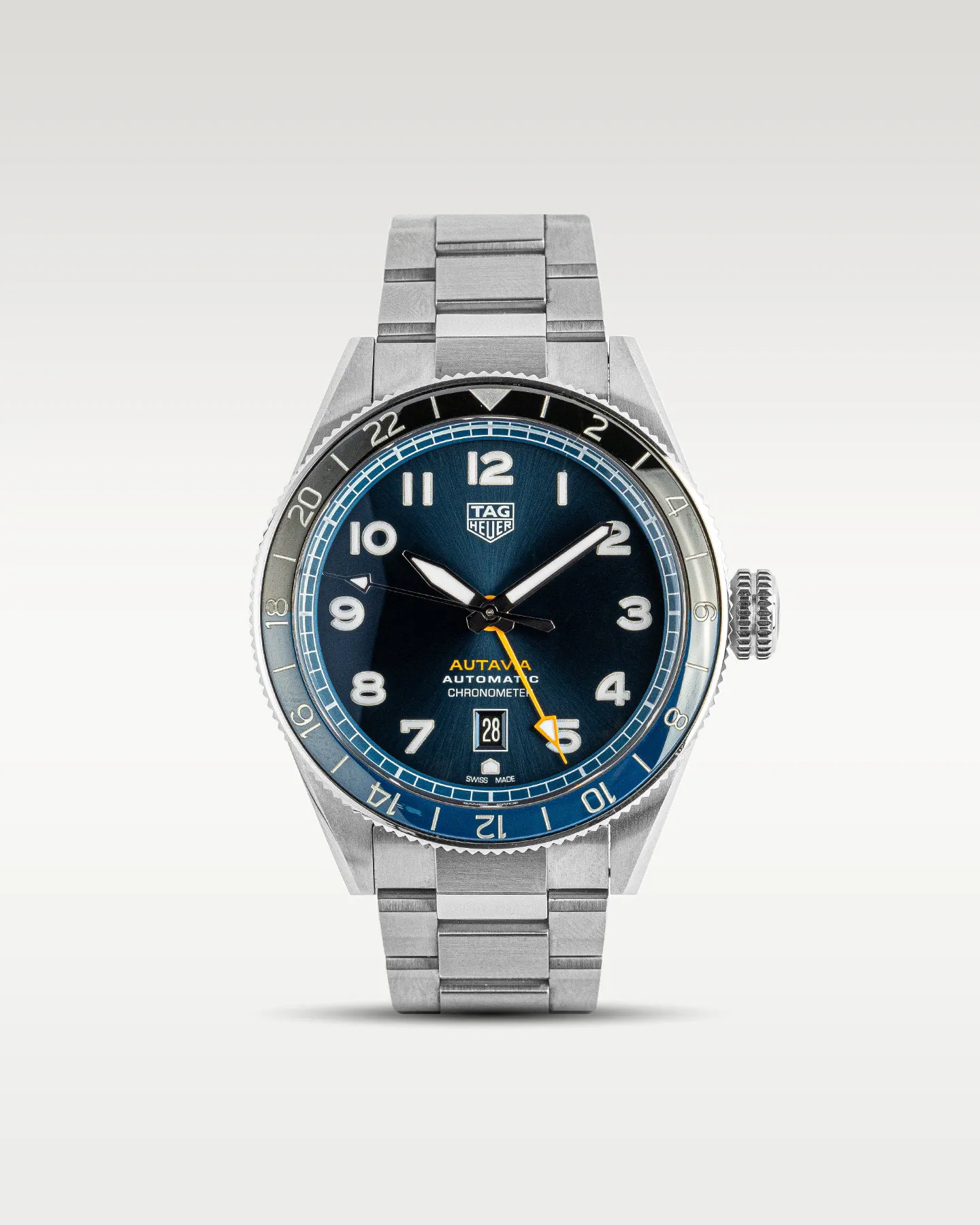 TAG Heuer Autavia WBE511A 42mm Stainless steel Blue