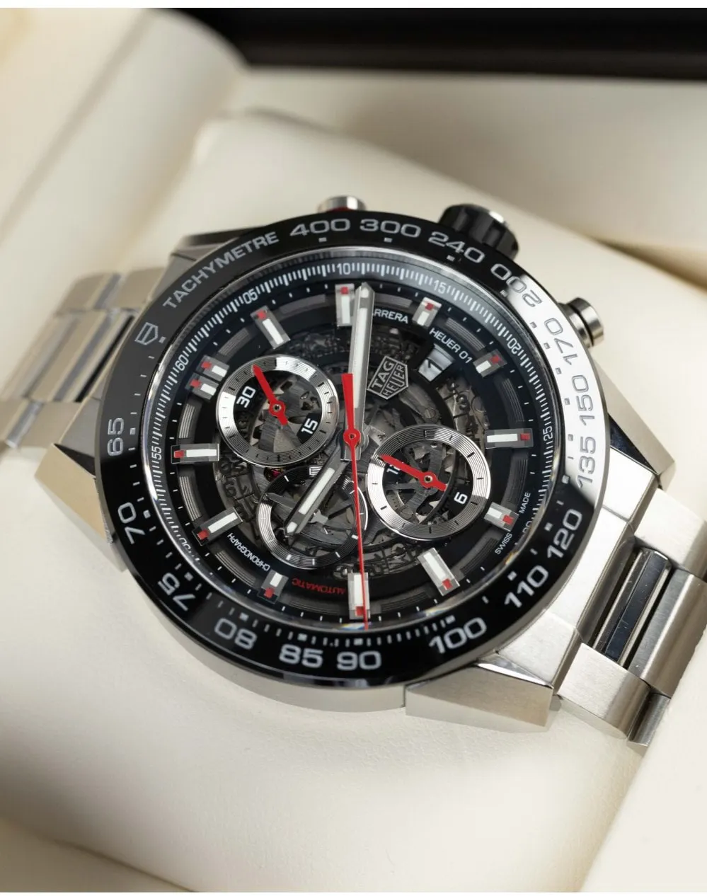 TAG Heuer Carrera CAR2A1W.BA0703 43mm Stainless steel Skeleton 11