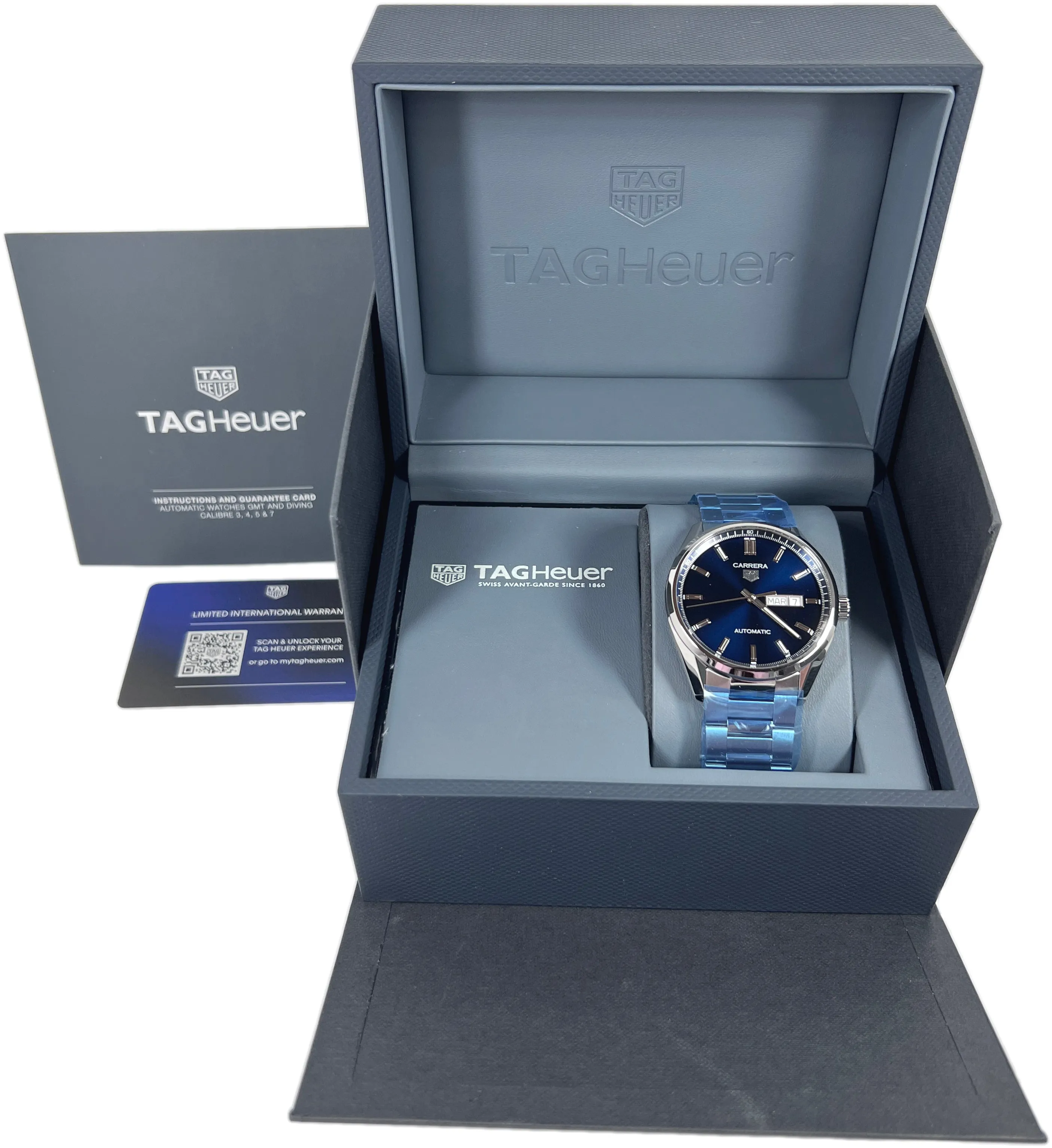 TAG Heuer Carrera WBN2012.BA0640 41mm Stainless steel Blue 5