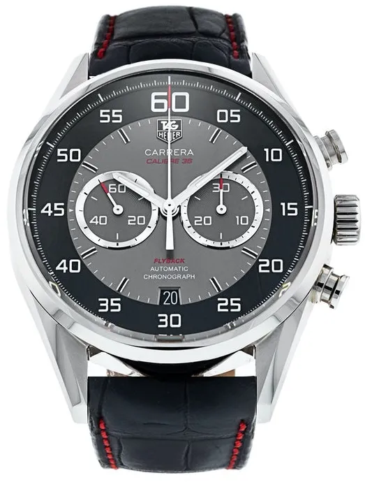 TAG Heuer Carrera 43mm Stainless steel Black