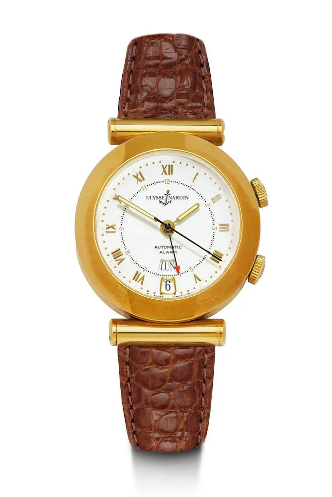 Ulysse Nardin 601-22 38mm Yellow gold White