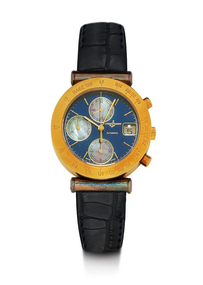 Ulysse Nardin 431-22 36mm Yellow gold Blue