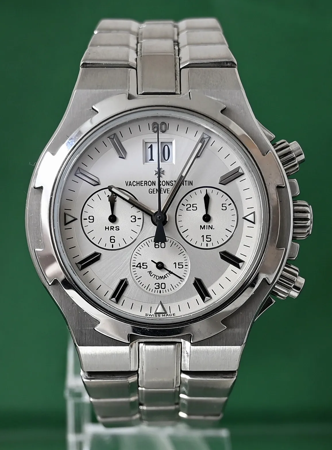 Vacheron Constantin Overseas Chronograph 49140 40mm Stainless steel Silver