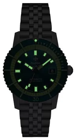 Zodiac Sea Wolf ZO9310 40mm Stainless steel Green 5