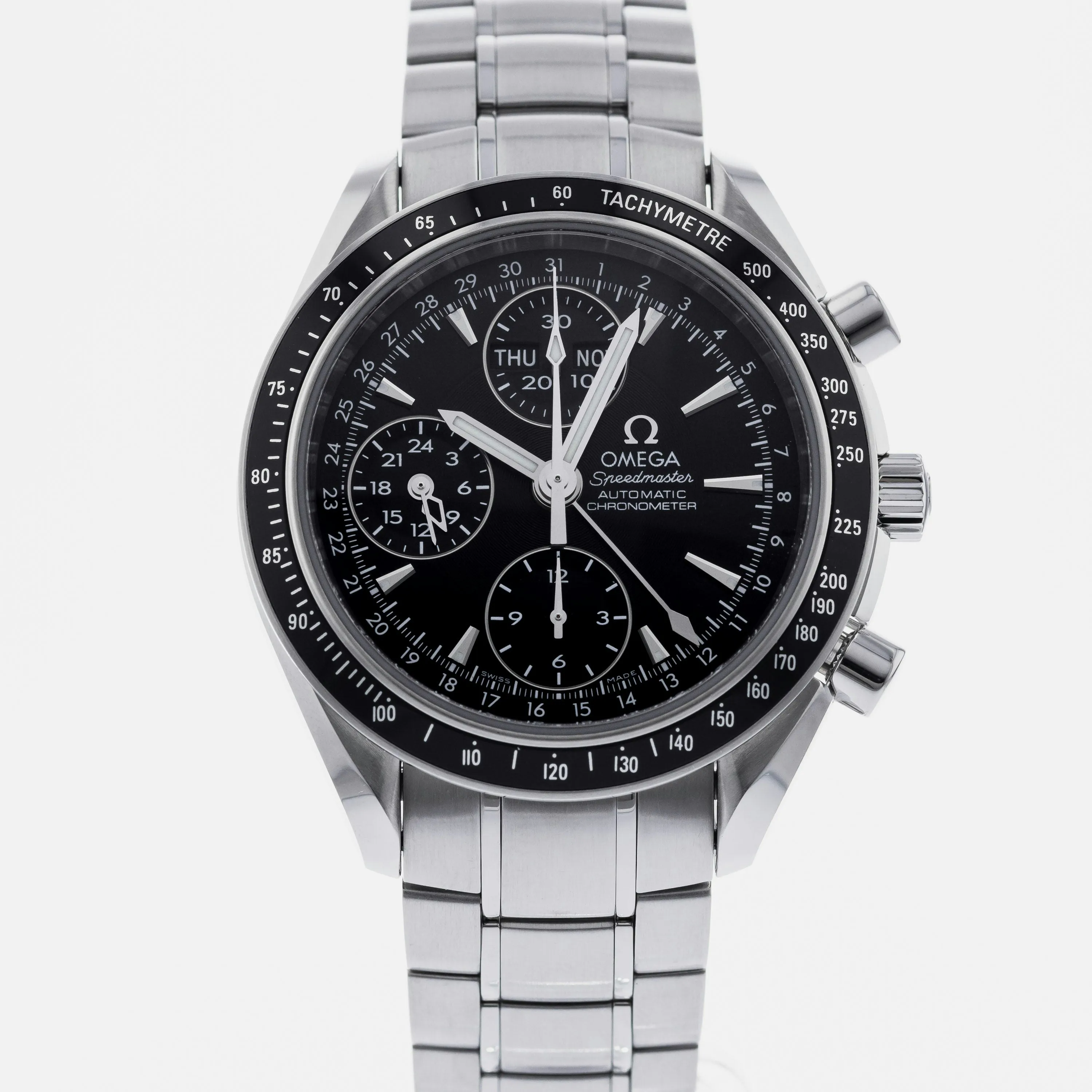 Omega Speedmaster Day Date 3220.50.00 40mm Steel Black