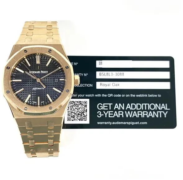 Audemars Piguet Royal Oak 15400OR.OO.1220OR.01 41mm Rose gold Black