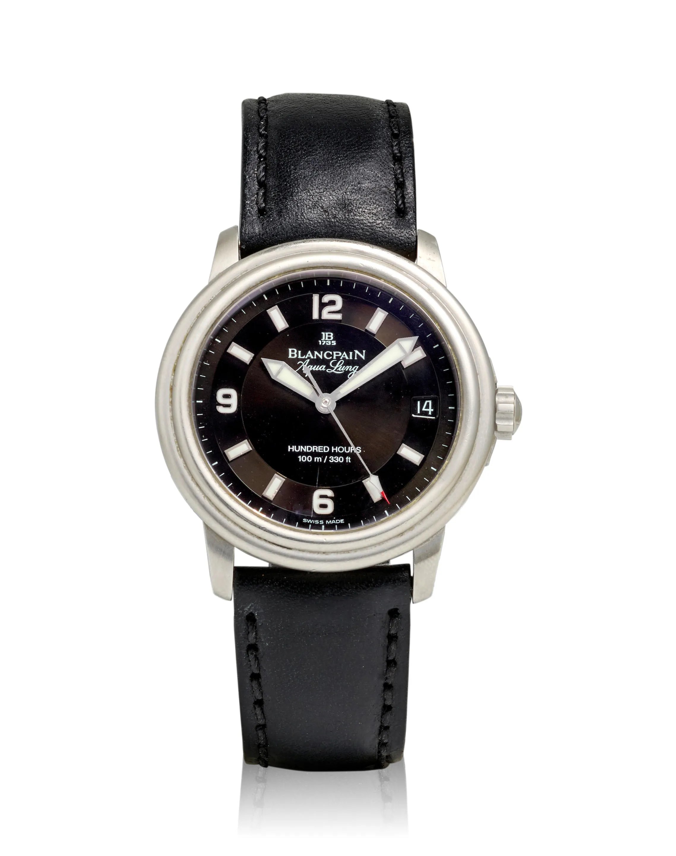 Blancpain Léman 2100 38mm Stainless steel Black