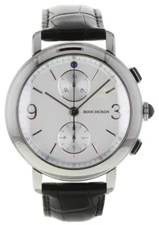 Boucheron Epure Chronograph WA021301 Stainless steel Silver