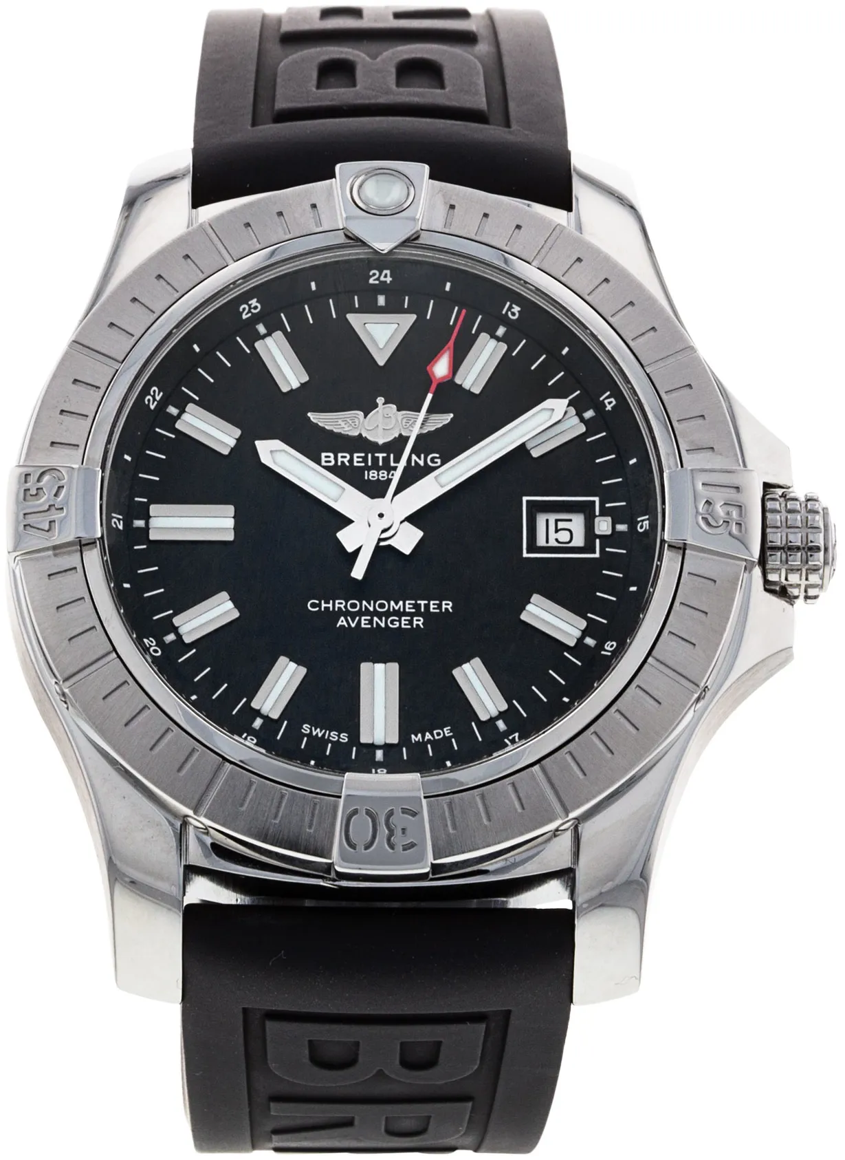 Breitling Avenger A17318 43mm Stainless steel Black Baton