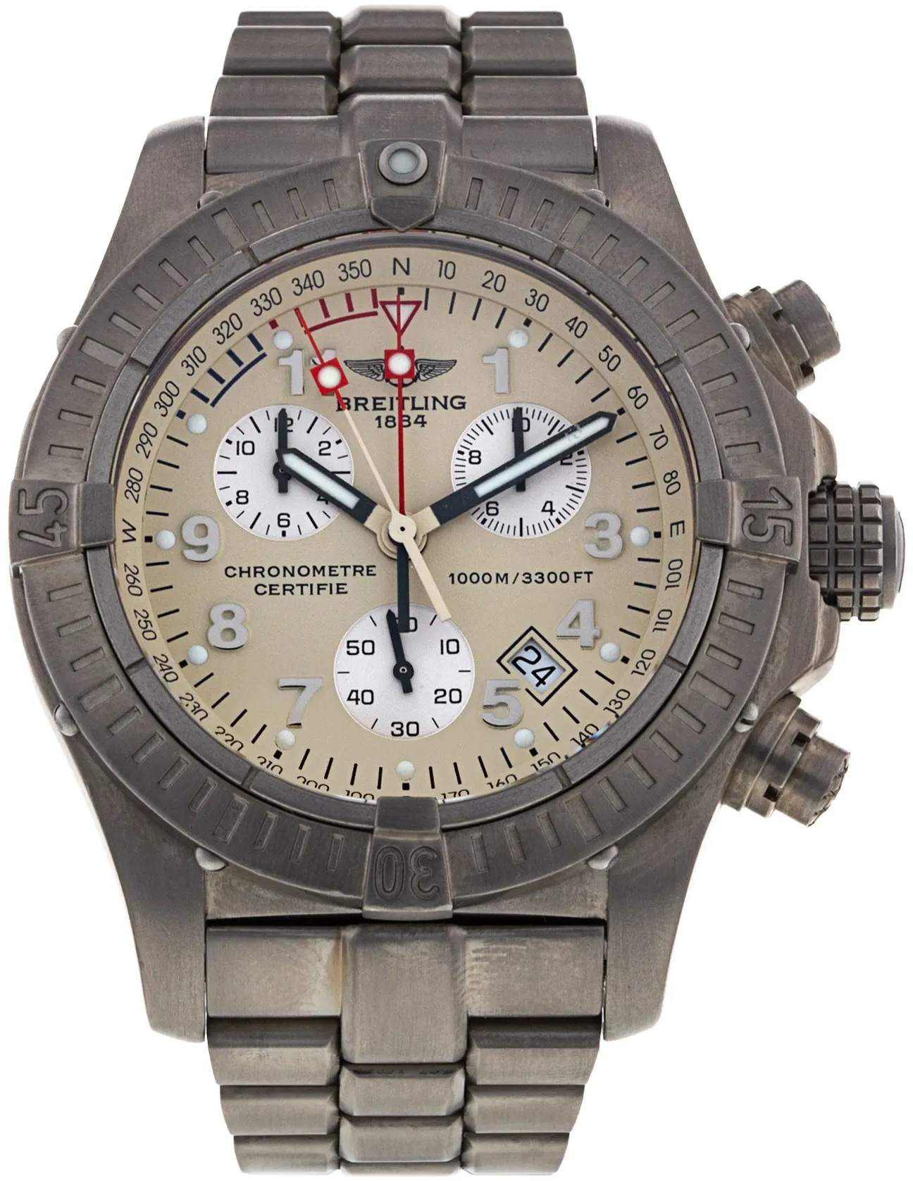 Breitling Avenger E73360 44mm Titanium Ivory