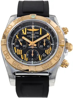 Breitling Chronomat CB 0110 Rose gold and Stainless steel Black Roman Numeral