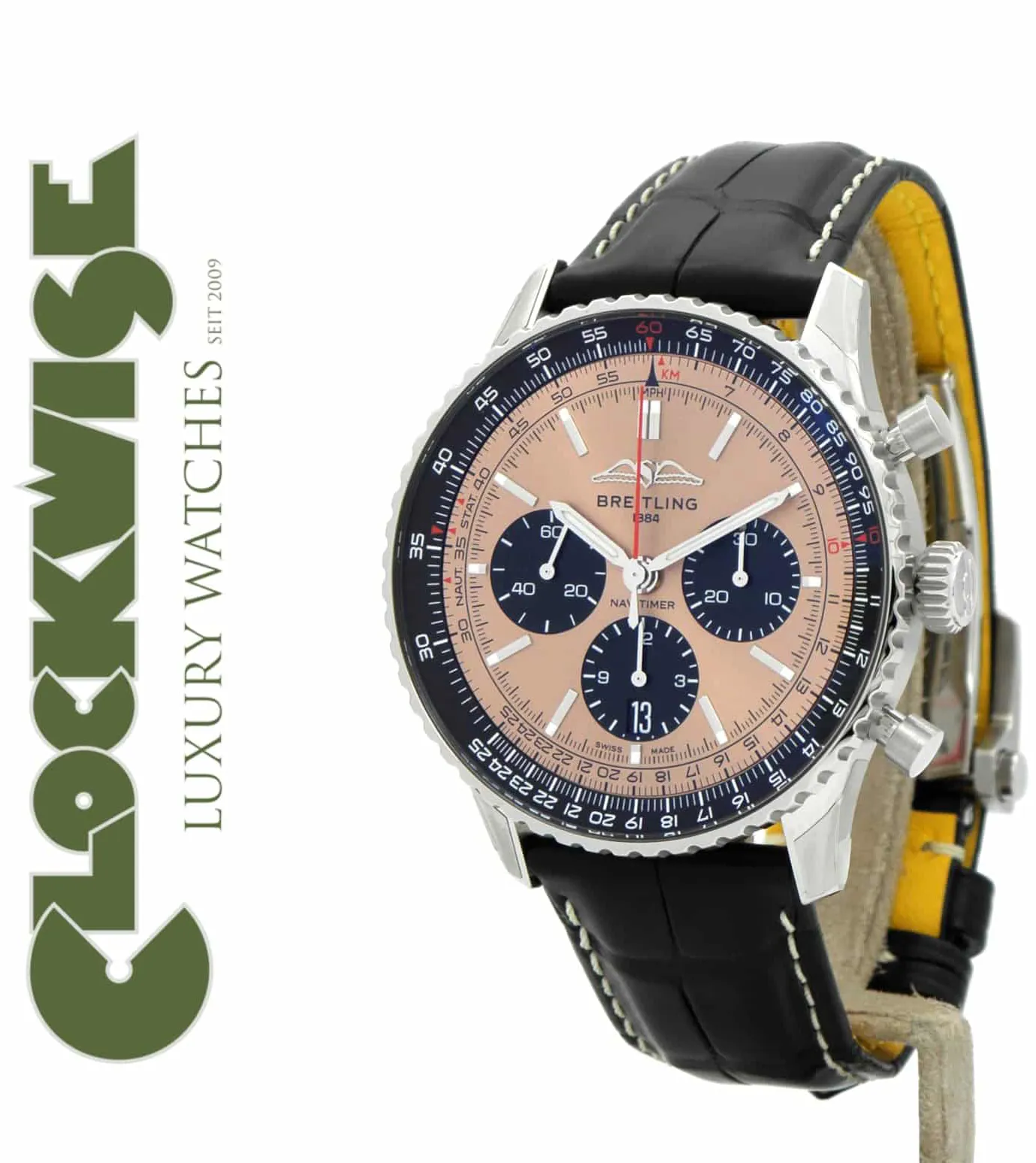 Breitling Navitimer AB0138241K1P1 43mm Edelstahl Bronze