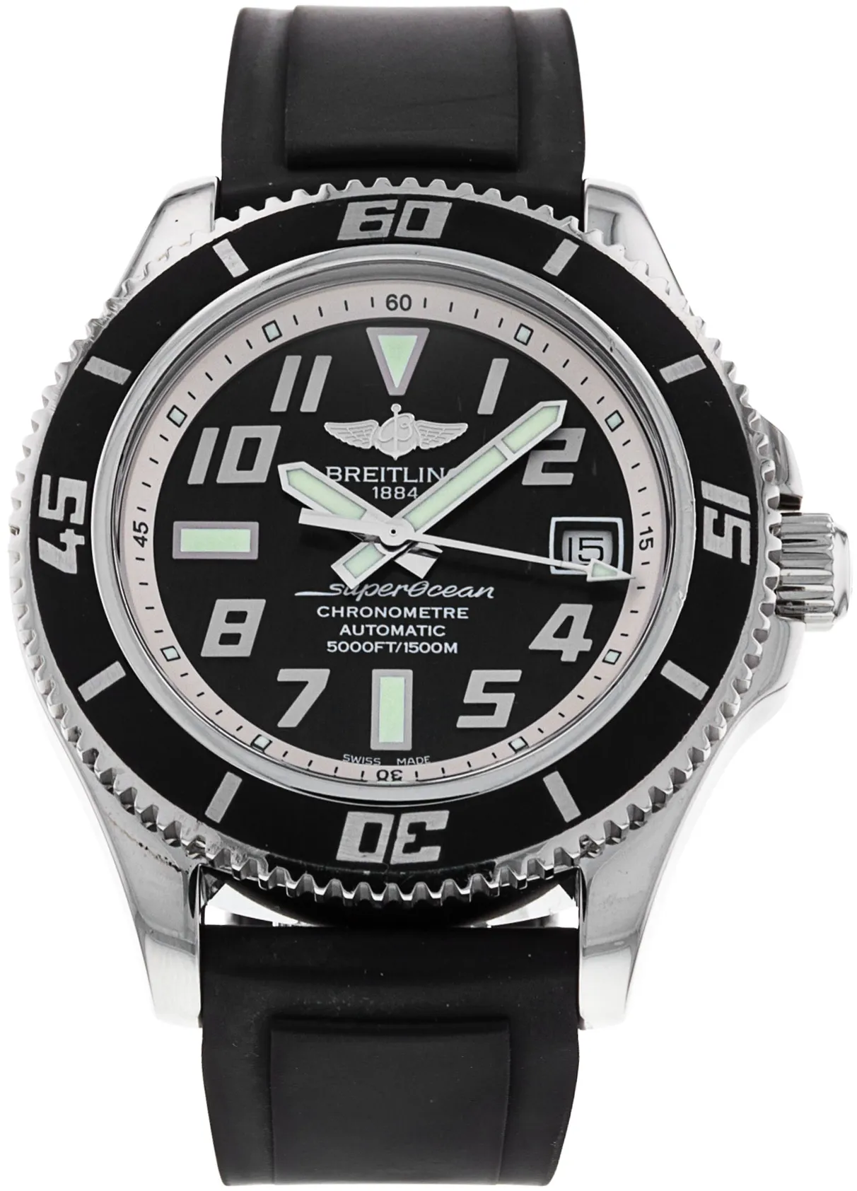 Breitling Superocean 42 A17364 42mm Stainless steel Black