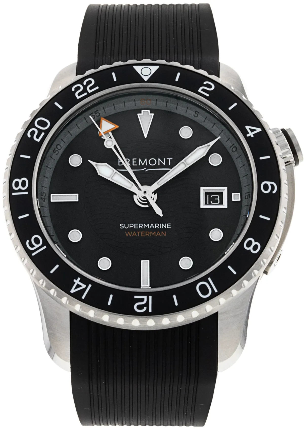 Bremont Supermarine WATERMAN-APEX-R-S 43mm Stainless steel Black