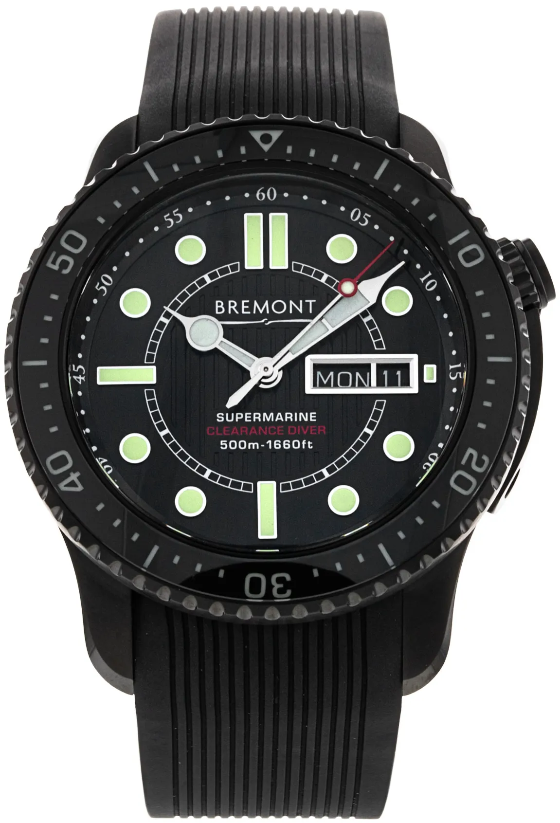 Bremont Supermarine S500 Royal Navy Clearance Diver (RNCD) 42mm Stainless steel Black